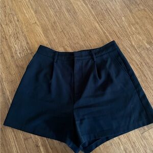 Tailored Black Women's Shorts